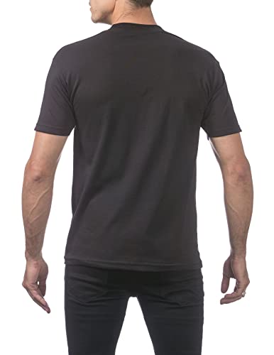 Pro Club Men's Comfortable Cotton Short Sleeve T-Shirt for Fitness Enthusiasts during Summer Sports